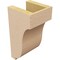 Ekena Millwork 5"W x 5"D x 10"H Wide Van Buren Rough Cedar Woodgrain TimberThane Corbel, Primed Tan CORUR05X05X10VANRCPR - alternate 6